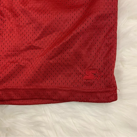 Starter Red Athletic Basketball Shorts - Picture 8 of 9